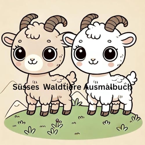 Süsses Waldtiere Ausmalbuch