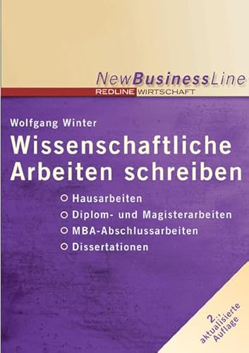Wissenschaftliche Arbeiten schreiben (New Business Line)