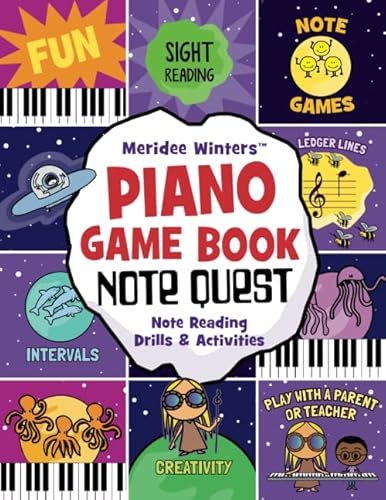 Meridee Winters Note Quest (Piano Game Book): Note Reading Drills and Activities von Meridee Winters Publishing