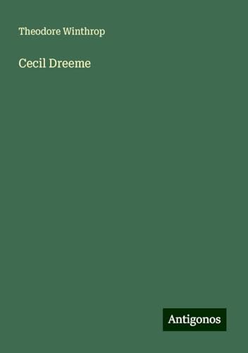 Cecil Dreeme von Antigonos Verlag