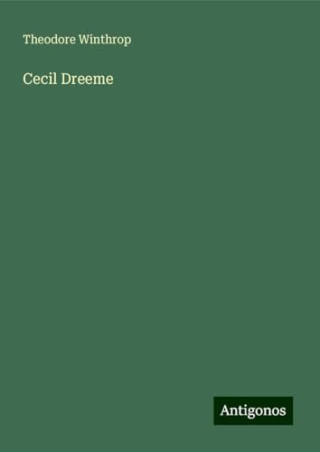 Cecil Dreeme von Antigonos Verlag