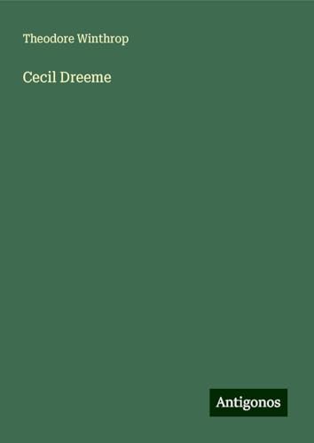 Cecil Dreeme von Antigonos Verlag