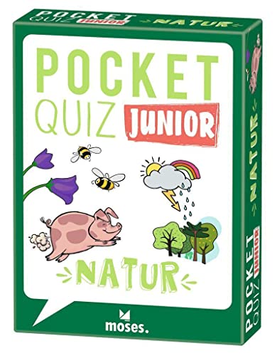 moses. Pocket Quiz Junior – Natur, Das Kinderquiz mit 100 Fragen und Fakten zu erstaunlichen Phänomenen unserer Natur, Für Kinder ab 8 Jahren von moses
