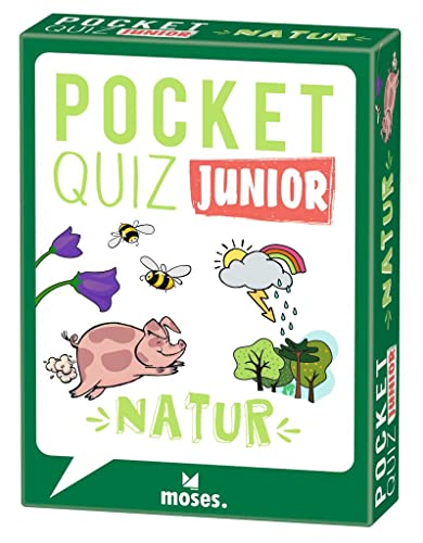 moses. Pocket Quiz Junior – Natur, Das Kinderquiz mit 100 Fragen und Fakten zu erstaunlichen Phänomenen unserer Natur, Für Kinder ab 8 Jahren moses. Pocket Quiz Junior – Natur, Das Kinderquiz mit 100 Fragen und Fakten zu erstaunlichen Phänomenen unserer Natur, Für Kinder ab 8 Jahren