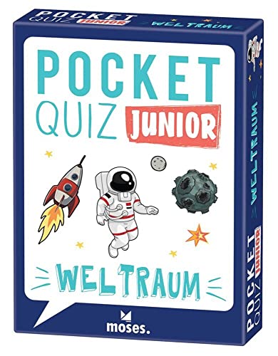 moses. Pocket Quiz Junior – Weltraum, Das Kinderquiz mit 100 Fragen und Fakten rund um die unendlichen Weiten des Weltalls, Für Kinder ab 8 Jahren moses. Pocket Quiz Junior – Weltraum, Das Kinderquiz mit 100 Fragen und Fakten rund um die unendlichen Weiten des Weltalls, Für Kinder ab 8 Jahren