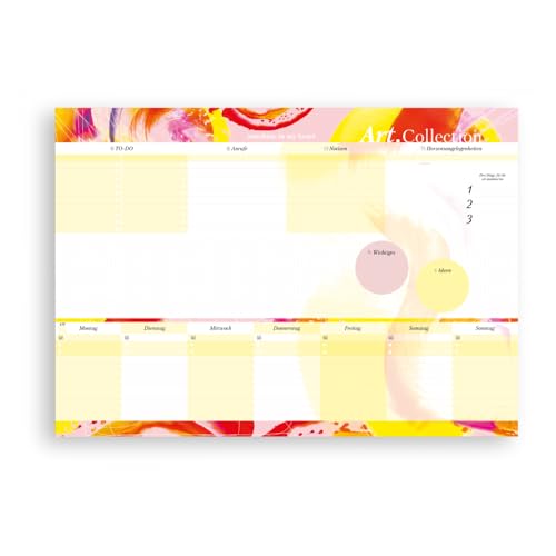 Schreibtischunterlage aus Papier DIN A2| 50 Blatt zum Abreißen aus der Art.Collection von Stay Inspired Schreibtischunterlage aus Papier DIN A2| 50 Blatt zum Abreißen aus der Art.Collection von Stay Inspired