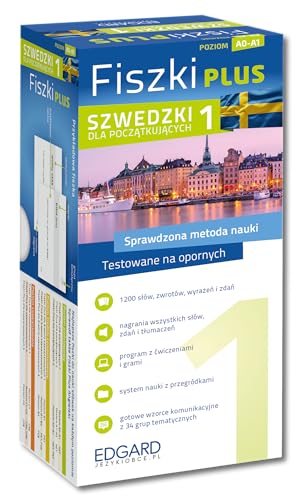 Szwedzki Fiszki PLUS dla początkujących 1 von Edgard