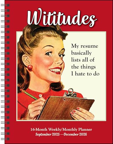 Wititudes 16-Month 2025-2026 Weekly/Monthly Planner Calendar von Andrews McMeel Publishing
