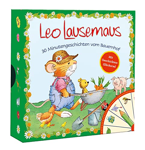 Leo Lausemaus - 30 Minutengeschichten vom Bauernhof: Geschichtenbox mit Glücksrad Vorlesegeschichten für Kinder ab 3 Jahre Leo Lausemaus - 30 Minutengeschichten vom Bauernhof: Geschichtenbox mit Glücksrad Vorlesegeschichten für Kinder ab 3 Jahre