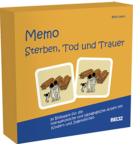 Memo Sterben, Tod und Trauer: 30 Bildpaare für die therapeutische und pädagogische Arbeit mit Kindern und Jugendlichen. Mit 20-seitigem Booklet in ... 6,5 x 6,5 cm. (Beltz Therapiespiele)