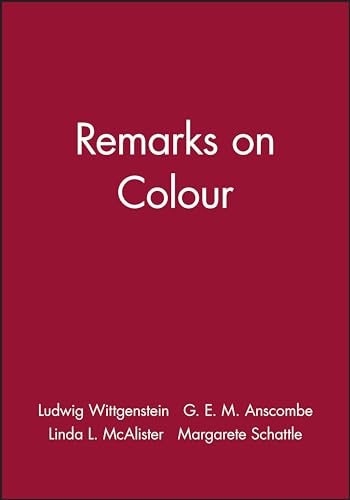 Remarks on Colour Remarks on Colour