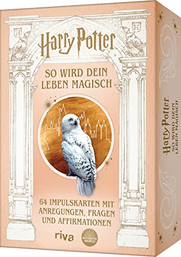 Harry Potter: So wird dein Leben magisch: 64 Impulskarten mit Anregungen, Fragen und Affirmationen. Inkl. Booklet. Geschenk für Potterhead-Fans zu Weihnachten, Geburtstag von Riva