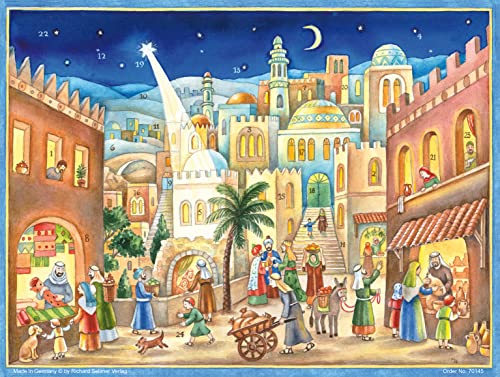 Adventskalender "Zu Bethlehem geboren": Papier-Adventskalender