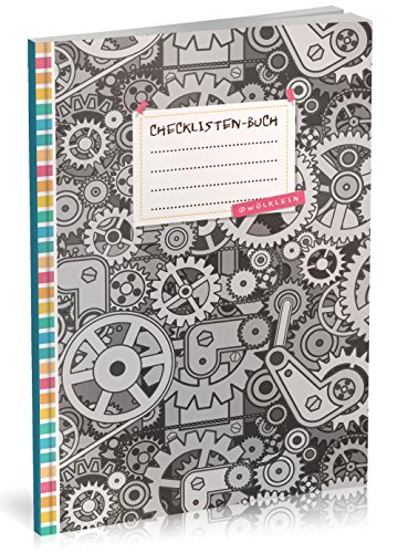 Checklisten-Buch: To Do Listen Planer | Ca. A5 Softcover | 70+ Seiten mit Titel, Datum & Register | Perfekt für Aufgaben zum Abhaken, Bucket Listen, Reiseplaner uvm. | Motiv „Mechanical“ Checklisten-Buch: To Do Listen Planer | Ca. A5 Softcover | 70+ Seiten mit Titel, Datum & Register | Perfekt für Aufgaben zum Abhaken, Bucket Listen, Reiseplaner uvm. | Motiv „Mechanical“ von Wölklein