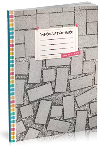 Checklisten-Buch: To Do Listen Planer | Ca. A5 Softcover | 70+ Seiten mit Titel, Datum & Register | Perfekt für Aufgaben zum Abhaken, Bucket Listen, Reiseplaner uvm. | Motiv „Pflastersteine“ Checklisten-Buch: To Do Listen Planer | Ca. A5 Softcover | 70+ Seiten mit Titel, Datum & Register | Perfekt für Aufgaben zum Abhaken, Bucket Listen, Reiseplaner uvm. | Motiv „Pflastersteine“ von Wölklein