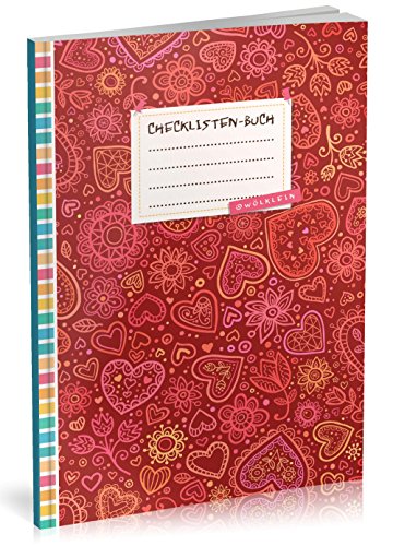 Checklisten-Buch: To Do Listen Planer | Ca. A5 Softcover | 70+ Seiten mit Titel, Datum & Register | Perfekt für Aufgaben zum Abhaken, Bucket Listen, Reiseplaner uvm. | Motiv „Rote Herzen“ Checklisten-Buch: To Do Listen Planer | Ca. A5 Softcover | 70+ Seiten mit Titel, Datum & Register | Perfekt für Aufgaben zum Abhaken, Bucket Listen, Reiseplaner uvm. | Motiv „Rote Herzen“ von Wölklein