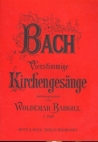 Vierstimmige Kirchengesänge: 275 Choräle in alten Schlüsseln. Band 1 Nr. 1-27. gemischter Chor (SATB) a cappella. Chorpartitur.