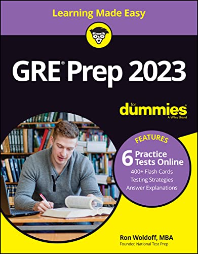 GRE Prep 2023 For Dummies with Online Practice