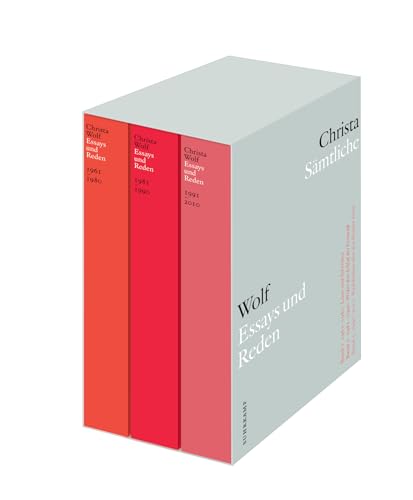 Sämtliche Essays und Reden: Band 1: Lesen und Schreiben (1961-1980) // Band 2: Wider den Schlaf der Vernunft (1981-1990) // Band 3: Nachdenken über den blinden Fleck (1991-2010) (suhrkamp taschenbuch)