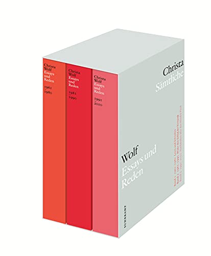 Sämtliche Essays und Reden: Band 1: Lesen und Schreiben (1961-1980) // Band 2: Wider den Schlaf der Vernunft (1981-1990) // Band 3: Nachdenken über den blinden Fleck (1991-2010) (suhrkamp taschenbuch)