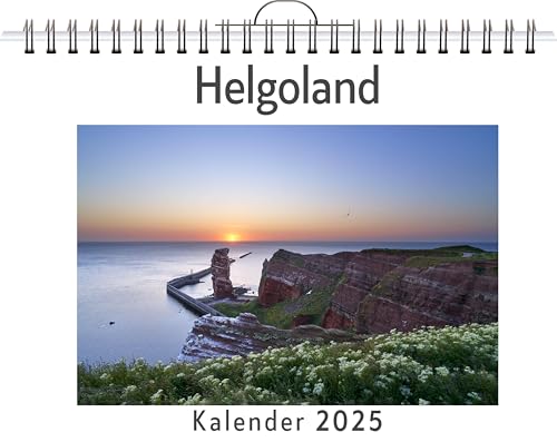 Helgoland - (Wandkalender 2025, Kalender DIN A4 quer, Monatskalender im Querformat mit Kalendarium, das perfekte Geschenk) von FlipFlop