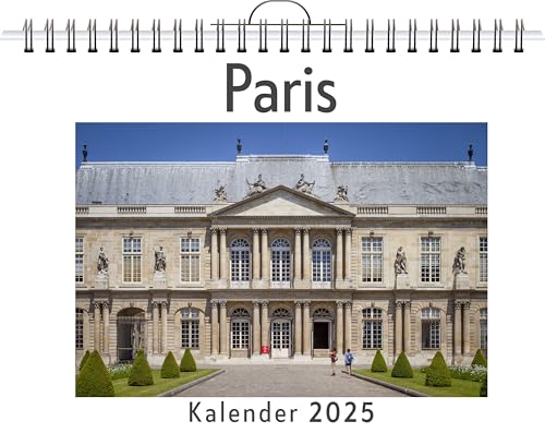 Paris - (Wandkalender 2025, Kalender DIN A4 quer, Monatskalender im Querformat mit Kalendarium, das perfekte Geschenk) von FlipFlop