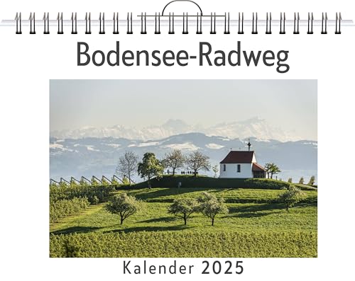 Bodensee-Radweg - (Wandkalender 2025, Kalender DIN A4 quer, Monatskalender im Querformat mit Kalendarium, das perfekte Geschenk) von FlipFlop