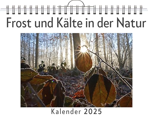 Frost und Kälte in der Natur - (Wandkalender 2025, Kalender DIN A4 quer, Monatskalender im Querformat mit Kalendarium, das perfekte Geschenk) von FlipFlop