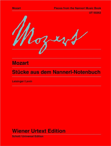 NOTENBUCH FUR NANNERL (STUCKE PIANO