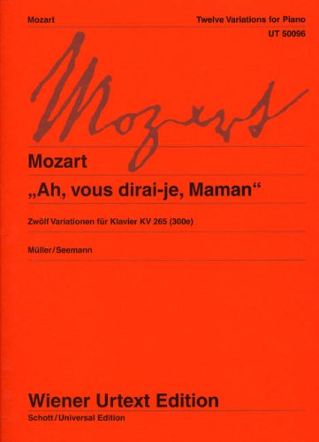 Variations-Ah vous dirai-Maman-K265(300e) - Piano von Universal Edition