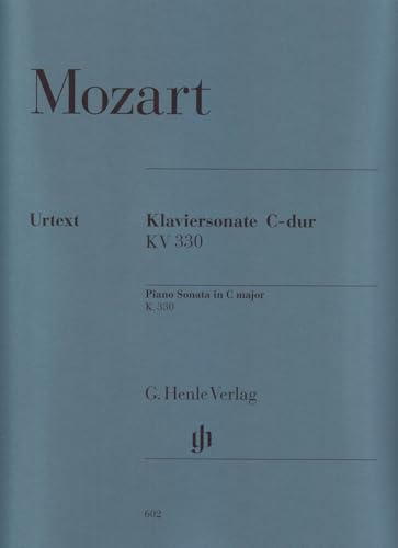 Klaviersonate C-dur KV 330 (300h): Besetzung: Klavier zu zwei Händen (G. Henle Urtext-Ausgabe) von G. Henle Verlag