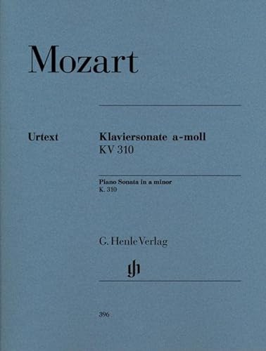 Klaviersonate a-moll KV 310 (300d): Instrumentation: Piano solo (G. Henle Urtext-Ausgabe) von HENLE