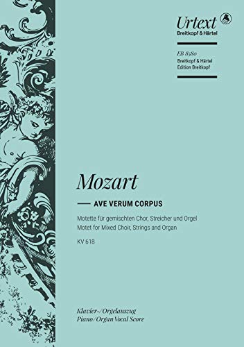 Ave verum Corpus KV 618 - Klavierauszug - Breitkopf Urtext (EB 8580)