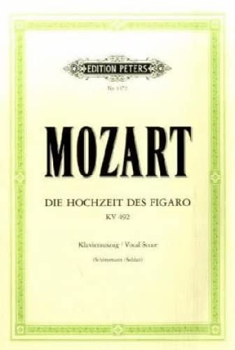 Die Hochzeit des Figaro KV 492 -Komische Oper in vier Akten, Klavierauszug