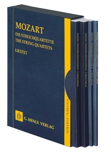 Die Streichquartette - 4 Bände im Schuber, Studienedition: Besetzung: Streichquartette (Studien-Editionen: Studienpartituren)