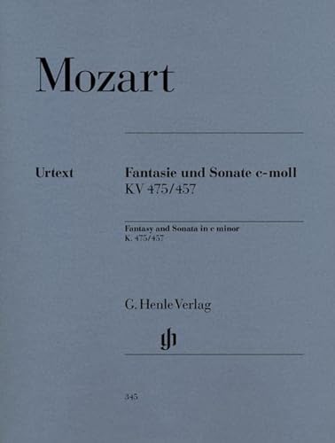 Fantasie und Sonate c-moll KV 475/457. Klavier: Instrumentation: Piano solo (G. Henle Urtext-Ausgabe) von Henle, G. Verlag