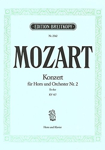 Hornkonzert Es-dur KV 417 - Ausgabe für Horn (Es/F) und Klavier (EB 2562)