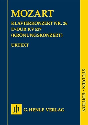Klavierkonzert Nr. 26 D-dur KV 537; Studien-Edition von G. Henle Verlag