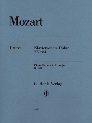 Klaviersonate D-dur KV 284: Besetzung: Klavier zu zwei Händen (G. Henle Urtext-Ausgabe) Klaviersonate D-dur KV 284: Besetzung: Klavier zu zwei Händen (G. Henle Urtext-Ausgabe)