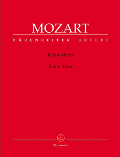 Klaviertrios. Spielpartitur, Stimmen im Umschlag, Urtextausgabe (Violine, Violoncello, Klavier)