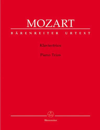 Klaviertrios. Spielpartitur, Stimmen im Umschlag, Urtextausgabe (Violine, Violoncello, Klavier)