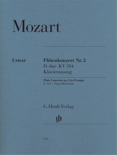 Konzert 2 d-Dur KV 314 (285d) Fl Orch. Flöte, Klavier: Besetzung: Flöte und Klavier (G. Henle Urtext-Ausgabe) von G. Henle Verlag