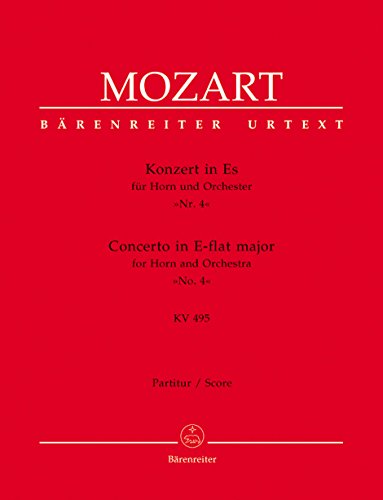 Konzert für Horn und Orchester Nr. 4 Es-Dur KV 495