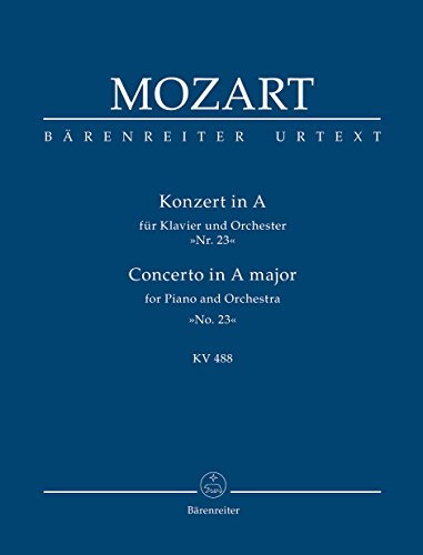 Konzert für Klavier und Orchester Nr. 23 A-Dur KV 488. Studienpartitur Konzert für Klavier und Orchester Nr. 23 A-Dur KV 488. Studienpartitur