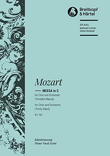 Missa C-dur KV 167 - Trinitatis-Messe - Klavierauszug (EB 8082)