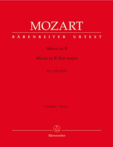 Missa brevis B-Dur KV 275 (272b). Partitur, Urtextausgabe