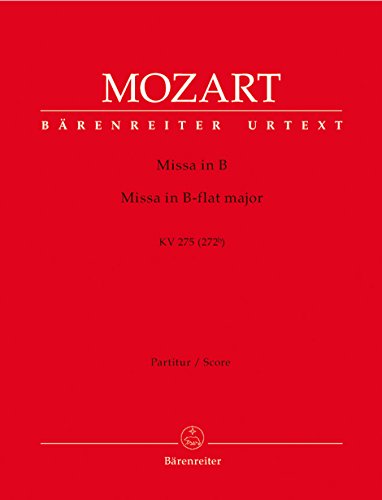 Missa brevis B-Dur KV 275 (272b). Partitur, Urtextausgabe