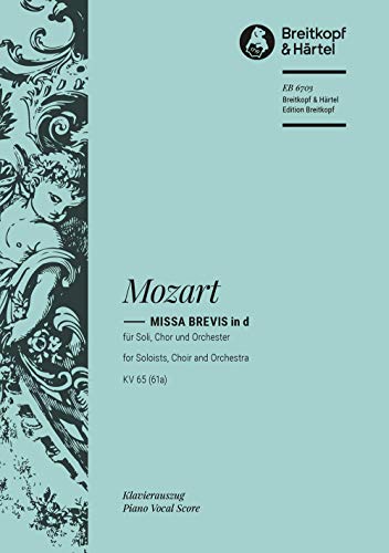 Missa brevis d-moll KV 65 (61a) - Klavierauszug (EB 6703)