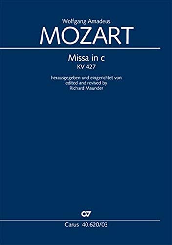 Missa in c (Klavierauszug): KV 427, 1783 von Carus Verlag
