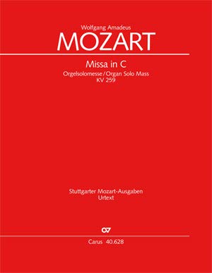 Mozart: Missa in C (KV 259). Partitur
